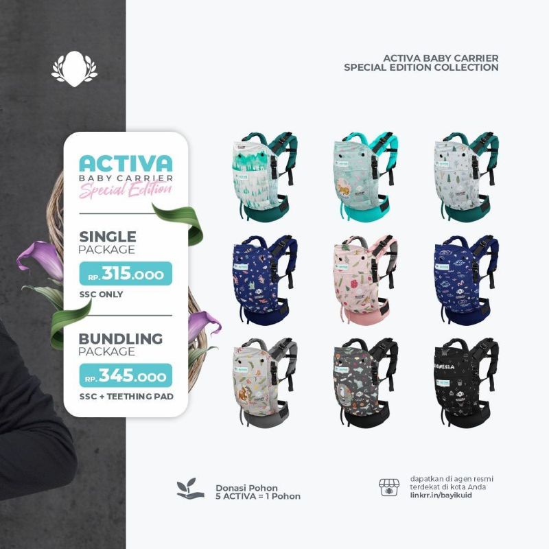Activa baby carrier bayiku.id gendongan ssc