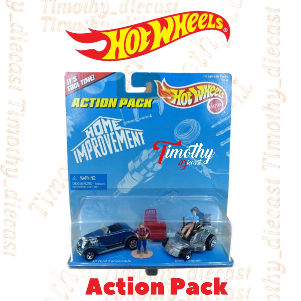 HOT WHEELS ACTION PACK HOME MOVEMENT 33 FORD CONVERTIBLE DIXIE CHOPPER