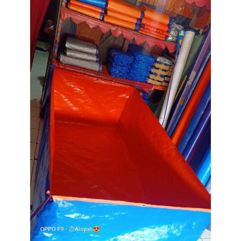 TERPAL KOLAM IKAN KOTAK TYPE A12 KOREA ORGINAL UKRAN 300X100X75