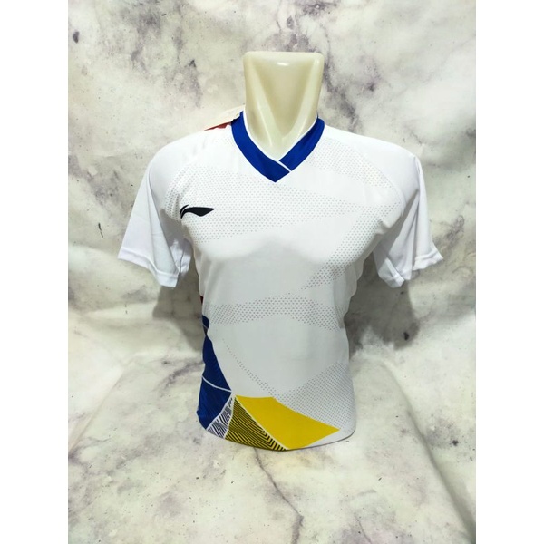 BAJU BADMINTON DEWASA ATASAN BADMINTON L156 JERSEY BULUTANGKIS