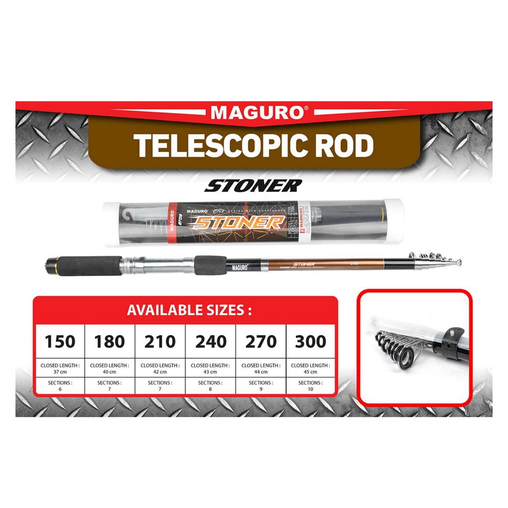 JORAN ANTENA MAGURO STONER 1506/1807/2107/2408/2709/3010 JORAN/STICK PANCING ISTANAPANCINGTTE