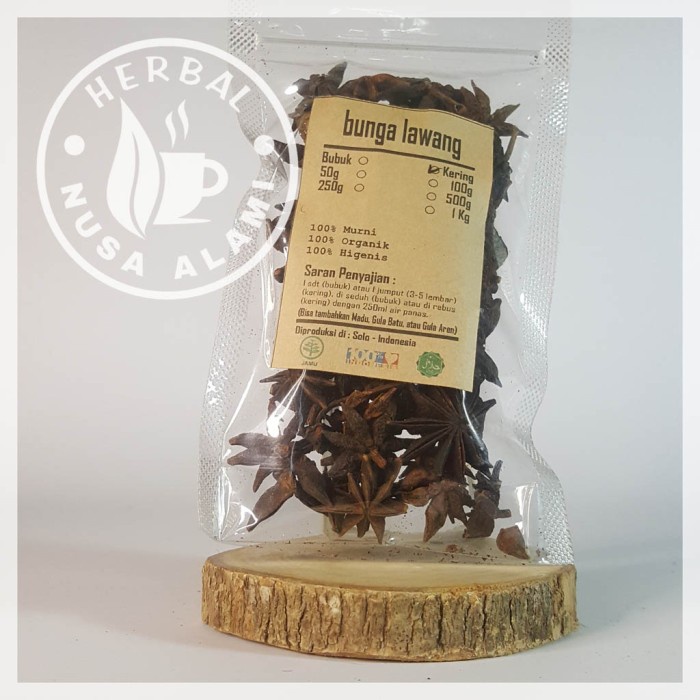 

BUNGA LAWANG PEKAK KERING | KUALITAS PREMIUM | Illicium verum100GR