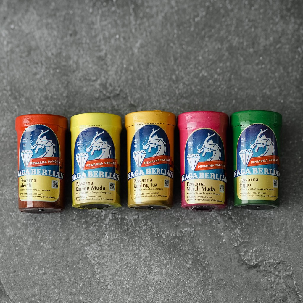 

Pewarna Makanan Bubuk Naga Berlian 3 Gr Cap Djepati