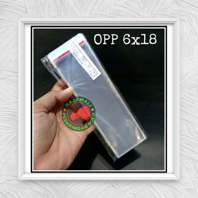 PLASTIK OPP 6X18 PLASTIK OPP BERPEREKAT 6X18