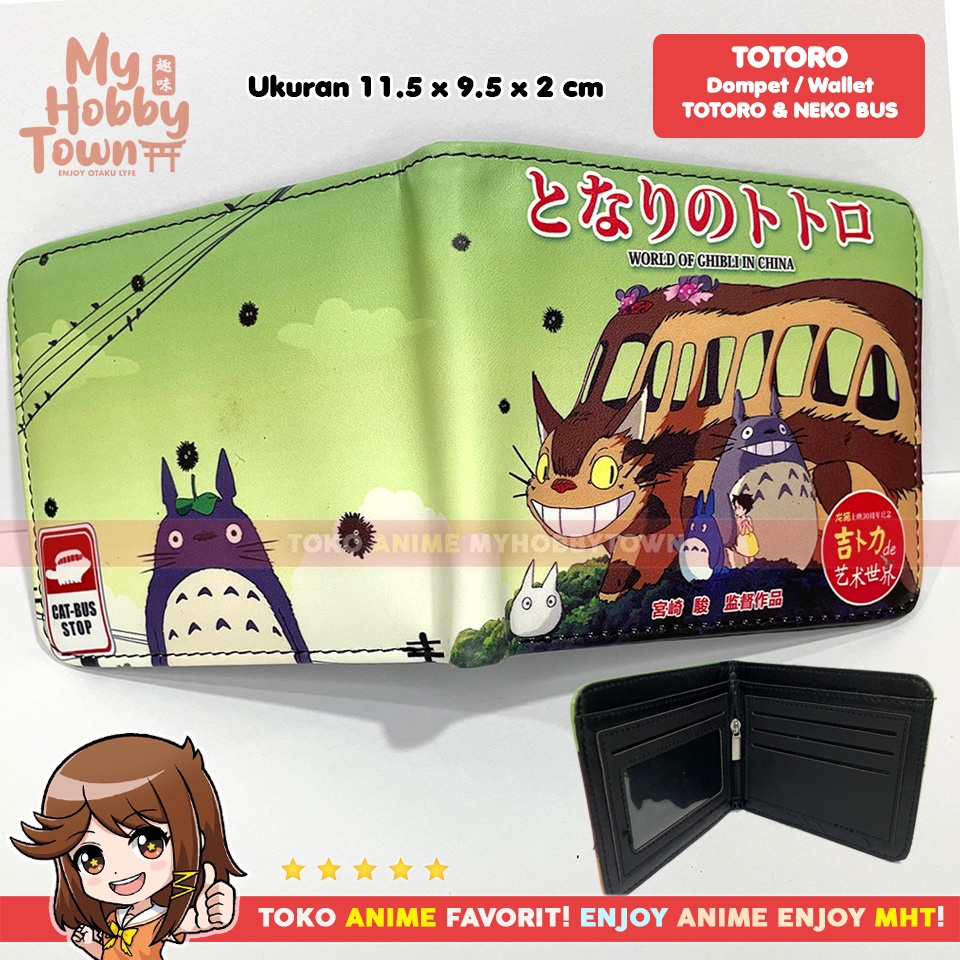 Dompet Anime Tonari no Totoro : Totoro Neko Bus