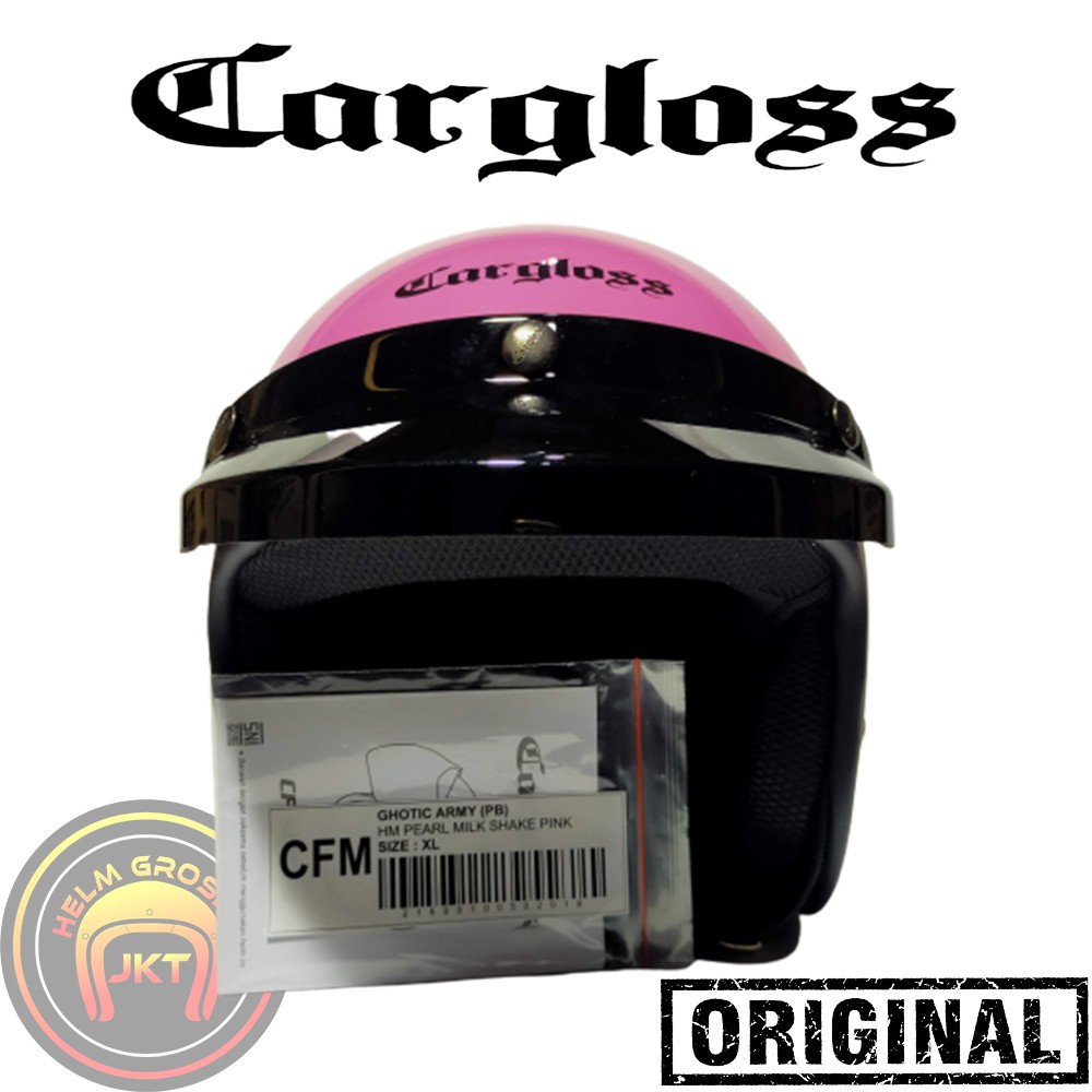 HELM CARGLOSS  ORIGINAL 100% TANPA KACA MURAH WARNA LENGKAP (COD)