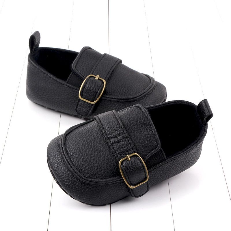 Sepatu Bayi Laki laki Perempuan Umur 0-12 Bulan Sepatu Prewalker Bayi Laki laki Perempuan 0 6 12 14 Bulan Baby Shoes Laki Laki Perempuan Umur 1 Tahun Sepatu Bayi Slip On Lagi laki Perempuan Umur 1 tahun Hitam HK004