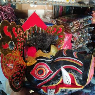 Topeng Barong Bangkung Kerajinan Souvenir Bali | Shopee Indonesia