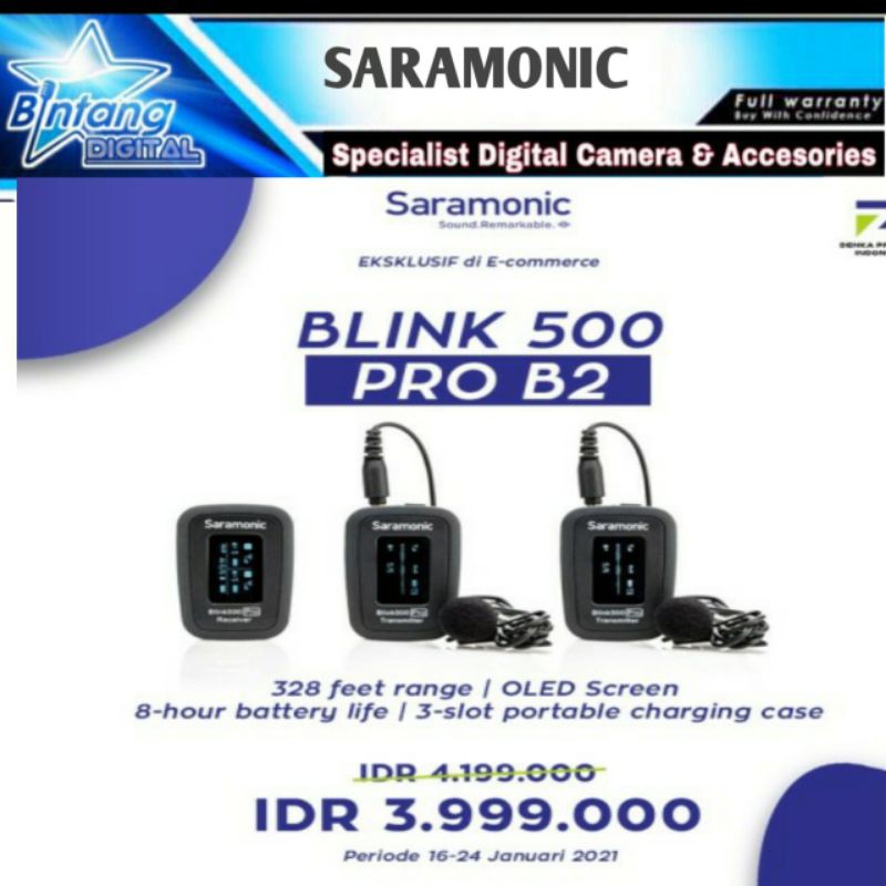 Mic Saramonic Blink 500 PRO B2