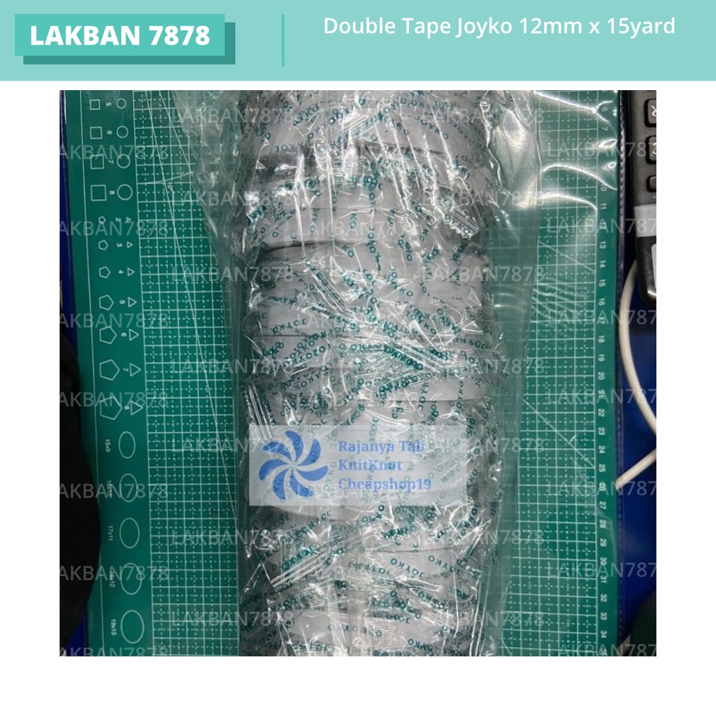 Double Tape Joyko 12mm x 15yard 1cm