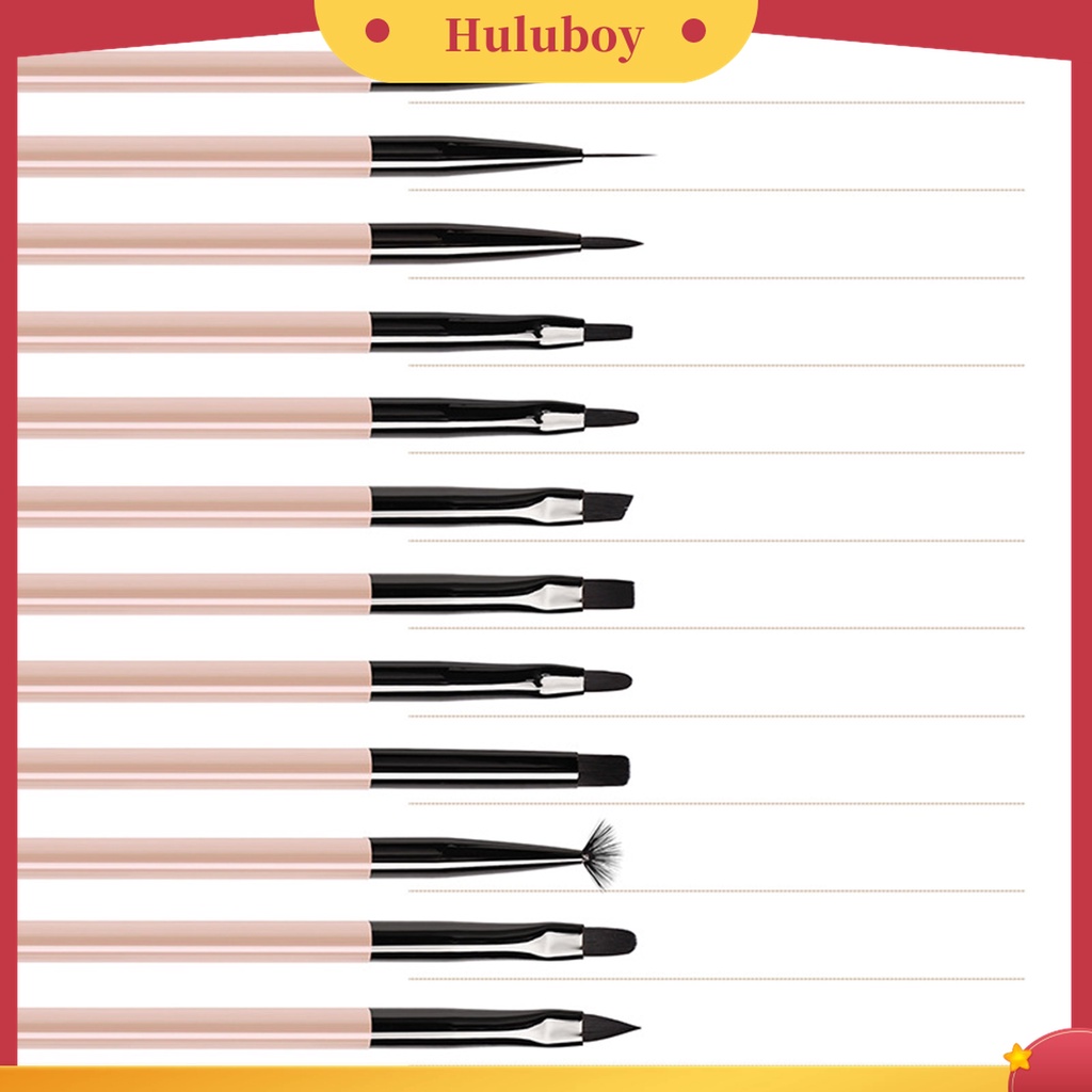 Huluboy Huluboy♡ Kuas Lukis Kuku Ultra Tipis DIY Untuk Manicure