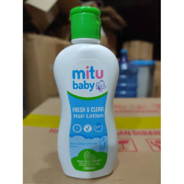 Mitu Baby Hair Lotion 100 ml/Mitu Baby Hair Lotion Aloe Vera & Kemiri 100ml/Mitu Hair Lotion 100ml