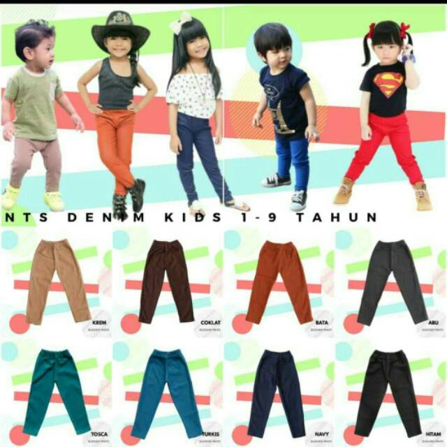 Celana Legging Denim Anak (Ukuran XL)