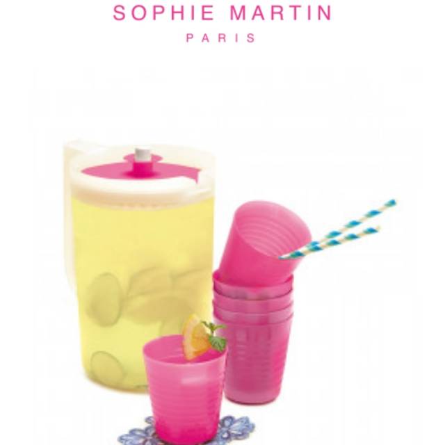 AUBERGINE PITCHER SET 7 SUNDAY-SOPHIE PARIS