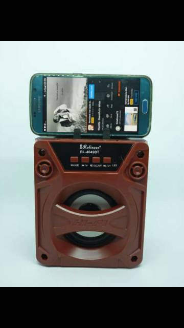 SPEAKER BLUETOOTH ROLINSON BL4049BT SUPER BASS/SALON AKTIF PORTABLE FM RADIO USB SPEAKER WIRELESS