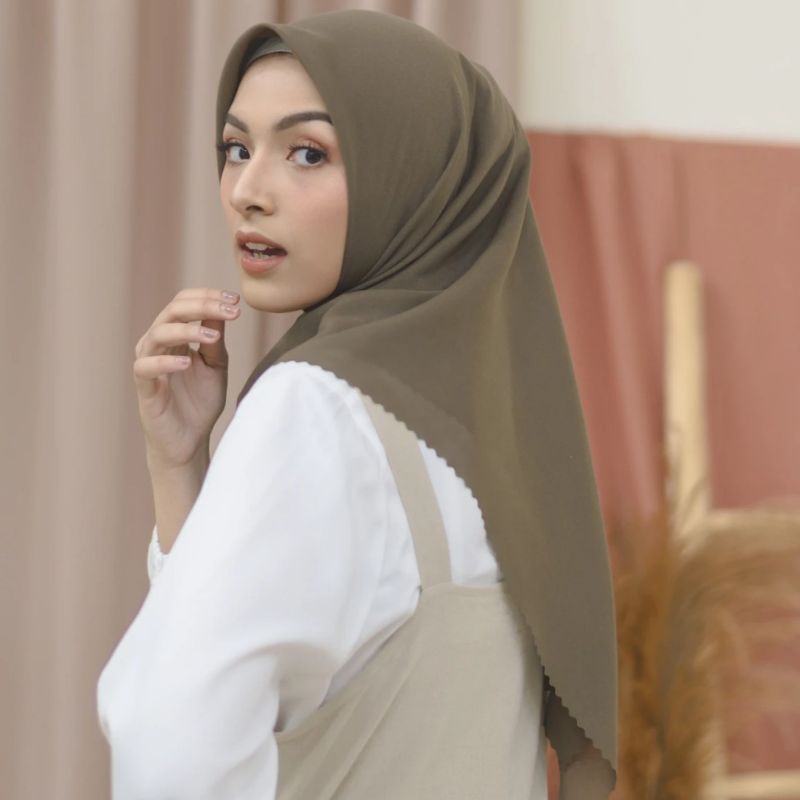 HIJAB BELLA LASER CUT - SUPERFINE COTTON - PREMIUM