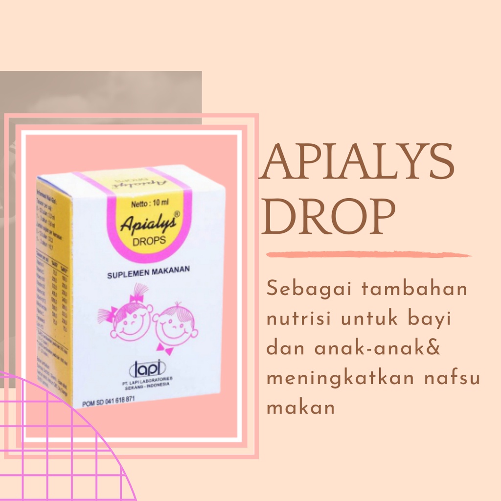 APIALYS DROP 10 ML - MULTIVITAMIN ANAK