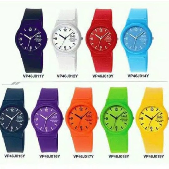 BYS45 - Jam Tangan Q&Q Jelly Quartz Water Resistance QQ Karet Transparan Rubber Fashion Murah COD