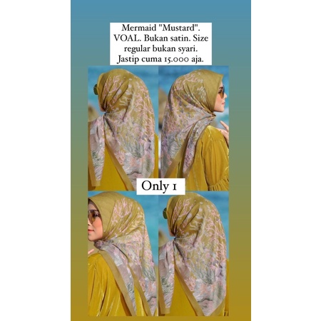 New Buttonscarves Mermaid "Mustard"