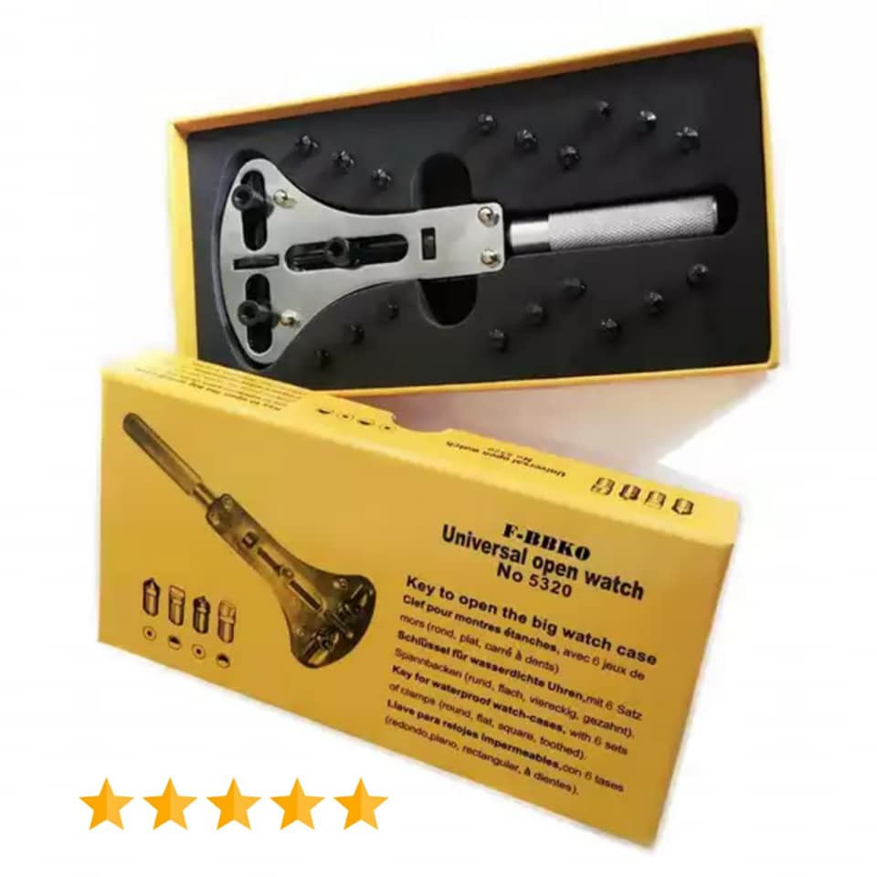 Alat servis jam tangan Pembuka tutup belakang jam Tangan 3 prong watch Repair Tools kit
