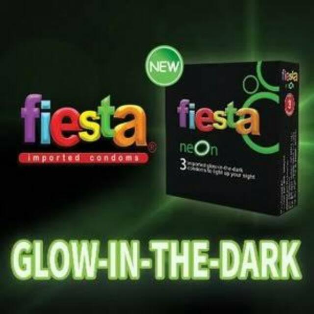 Fiesta Kondom Neon Isi 3s