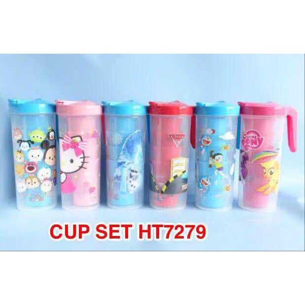 HT7279 Cup Set / set gelas karakter