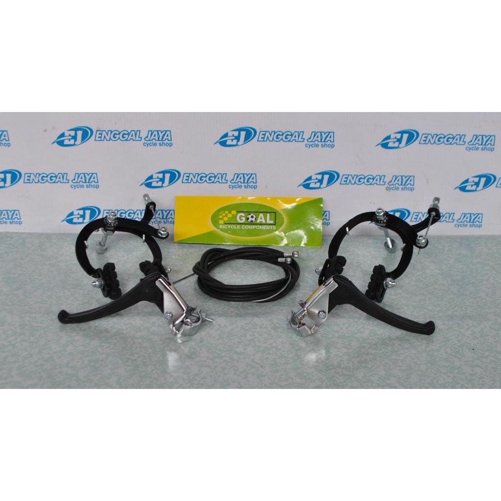 Rem Set Sepeda Goal BMX Mini Jengki Federal - Brake Set Rem Jepit U Brake Sepeda Anak 12 16 18 20 24