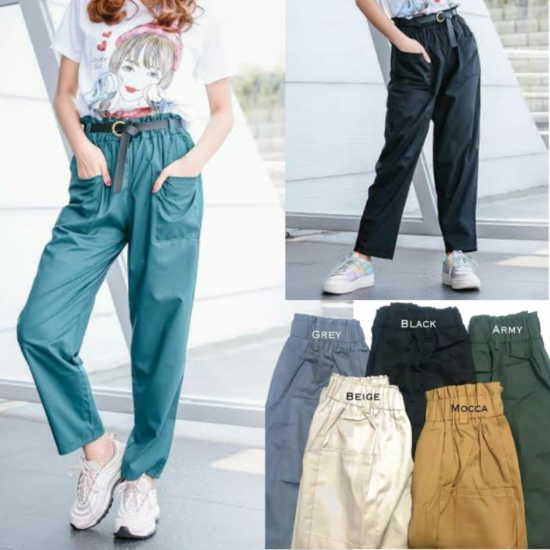 POCKET PANTS DRILL / BAGGY SAKU PANTS / STRADY PANTS / TUMBLR KANTONG MOSH PANTS / BAGGY PANTS SAKU