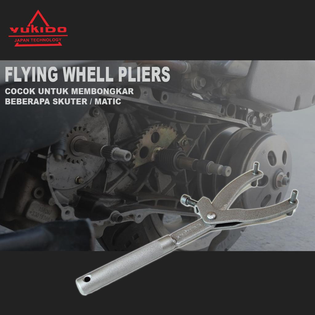 PAKET Treker Cvt YUKIDO+ Kunci Kopling 39 x 41 Tahanan Motor Matic Flying Wheel Plier