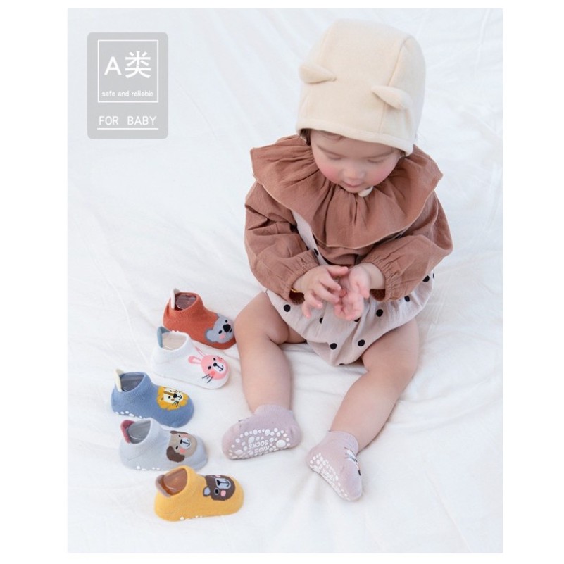 Kaos Kaki Animal 0-1 Tahun Anti Slip Threaded Back Side VC