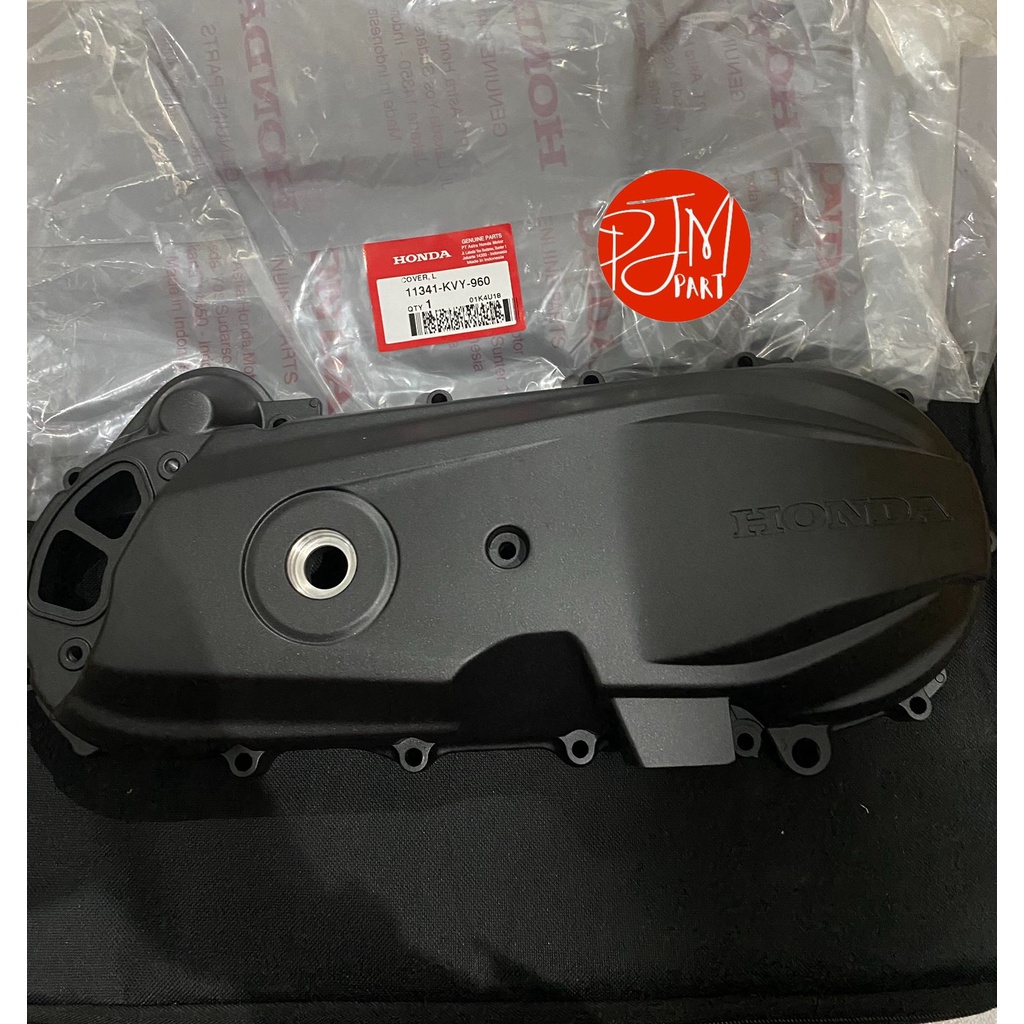 Cover Blok CVT Kiri BeAT Karbu Cover L Crank Case - 11341-KVY-960 ORIGINAL