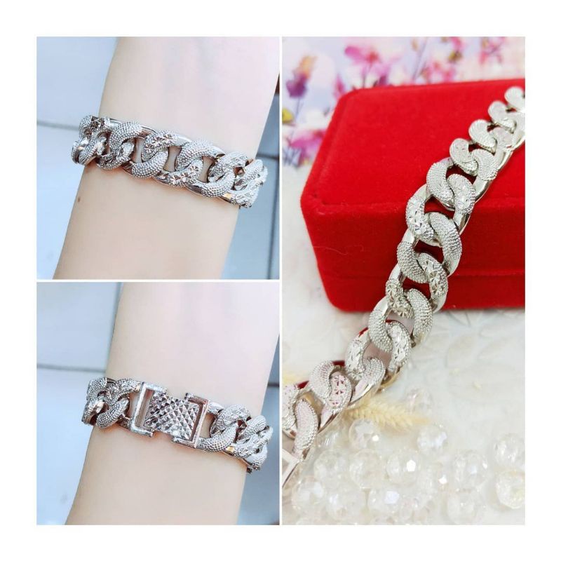 Gelang Sisik Naga Wanita Terlaris Model Simple Mirip Perhiasan Asli