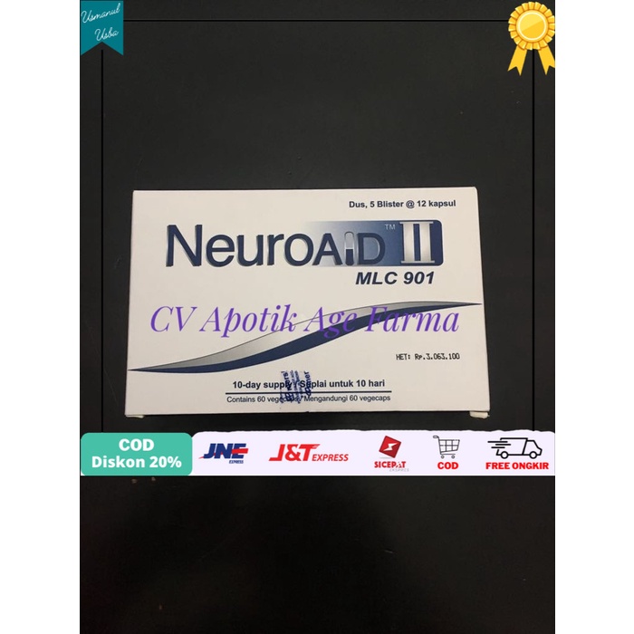 

◾COD◾ Neuroaid II Capsule isi 60 (Mersi) (Original Guarantee)