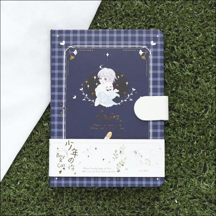 

NOTEBOOK SUMMER JOURNAL / AGENDA IMPOR / CUSTOM NOTEBOOK / BUKU DIARY - BIRU
