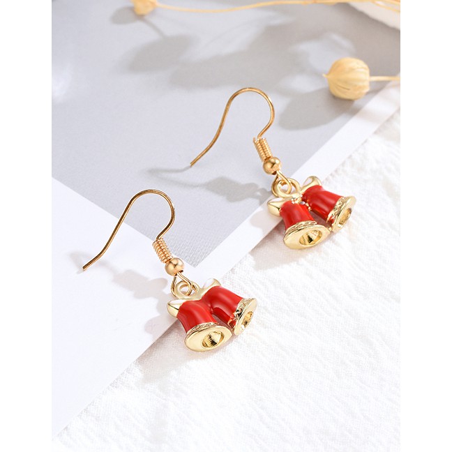 LRC Anting Set Fashion Color Christmas Earrings Set Of 6 D18700