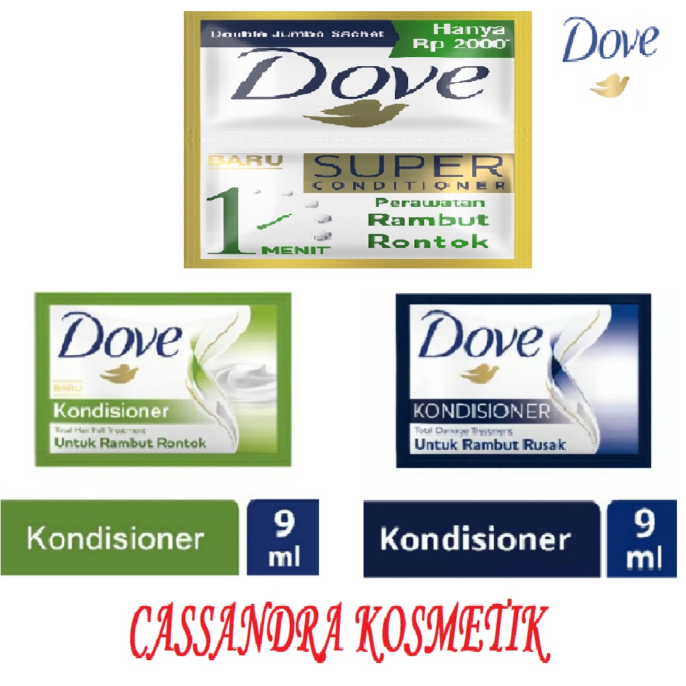 Jual DOVE CONDITIONER SACHET ALL VARIANT Shopee Indonesia