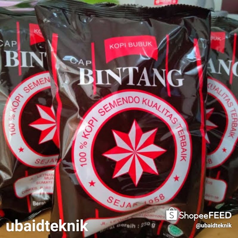 

KOPI BUBUK CAP BINTANG ASLI SEMENDO 100gram