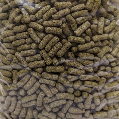 Voer hijau pakan kelinci pelet hijau pakan kelinci menyehatkan kelinci