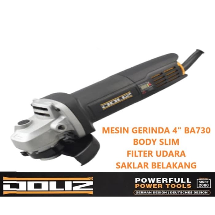 DOLIZ BA730 Mesin Gerinda Gurinda Tangan Listrik 4&quot; inch Doliz BA-730