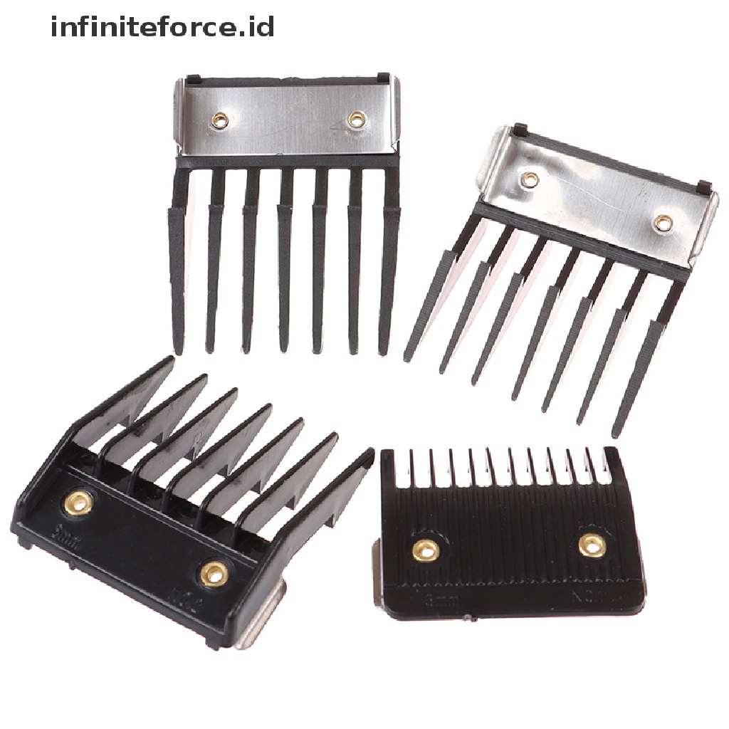 Infiniteforce.id 4Pcs / Set Sisir Panduan Potong Rambut Universal Untuk Perlengkapan Salon / Barber