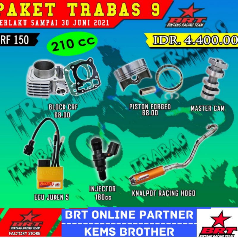 PAKET CRF BRT TRABAS 09 CRF 150