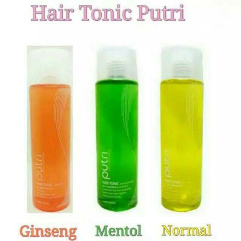 [ PUTRI ]HAIR TONIC PUTRI 200ML/HAIR TONIC GINSENG/HAIR TONIC PENUMBUH RAMBUT PUTRI/HAIR TONIC RAMBUT RONTOK