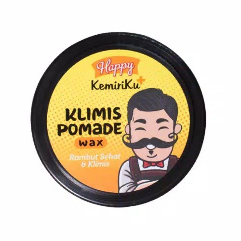 Happy Kemiriku Klimis Pomade (Wax-Based) 80 gr