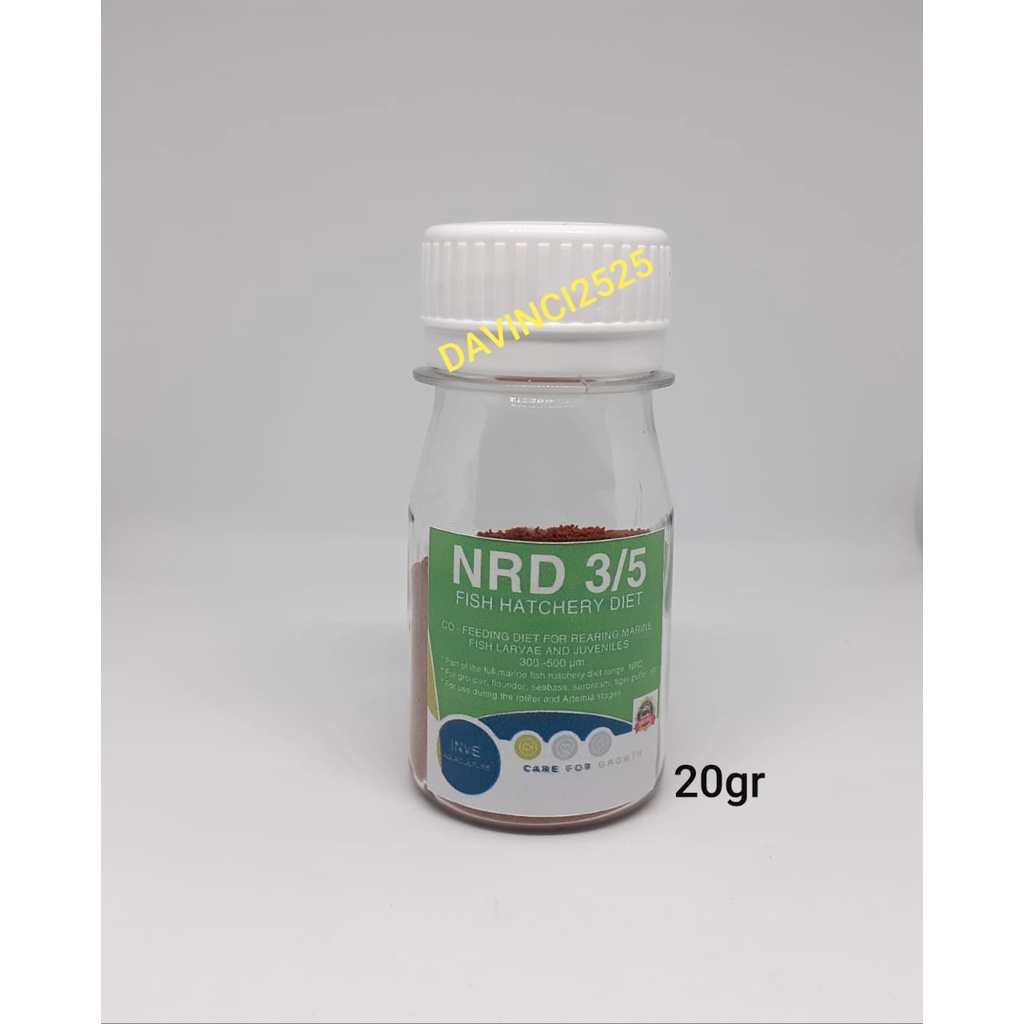 Pelet NRD 3 5 Pelet NRD 300 500 Pelet Ikan NRD 20gr Pakan Burayak Makanan Ikan Hias