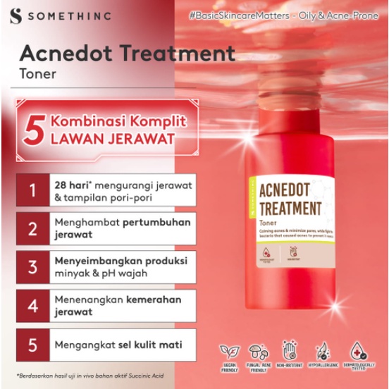 Somethinc ACNEDOT Treatment Low pH Cleanser Toner Moisturizer Gel Cream Totol Acne Shot AC Spot