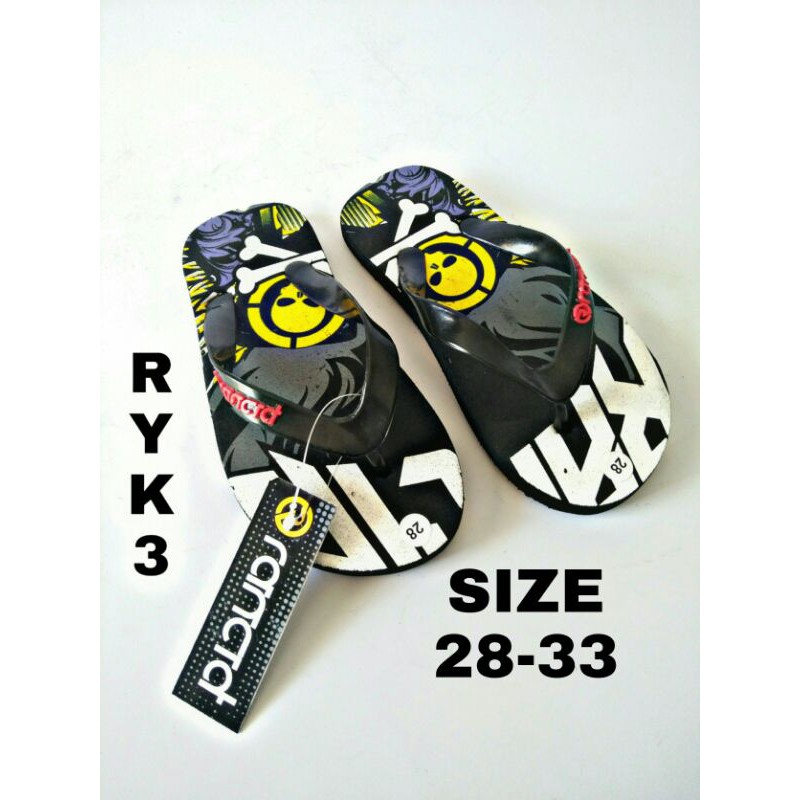 SANDAL JAPIT DISTRO ANAK/KIDS RANCID ORIGINAL (RYK3)