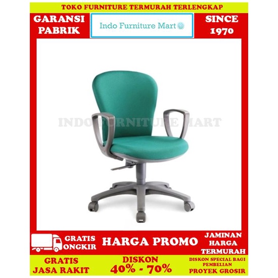 FreOnkir Kursi Kantor Kerja Staff Manager Minimalis Chitose Legno 201