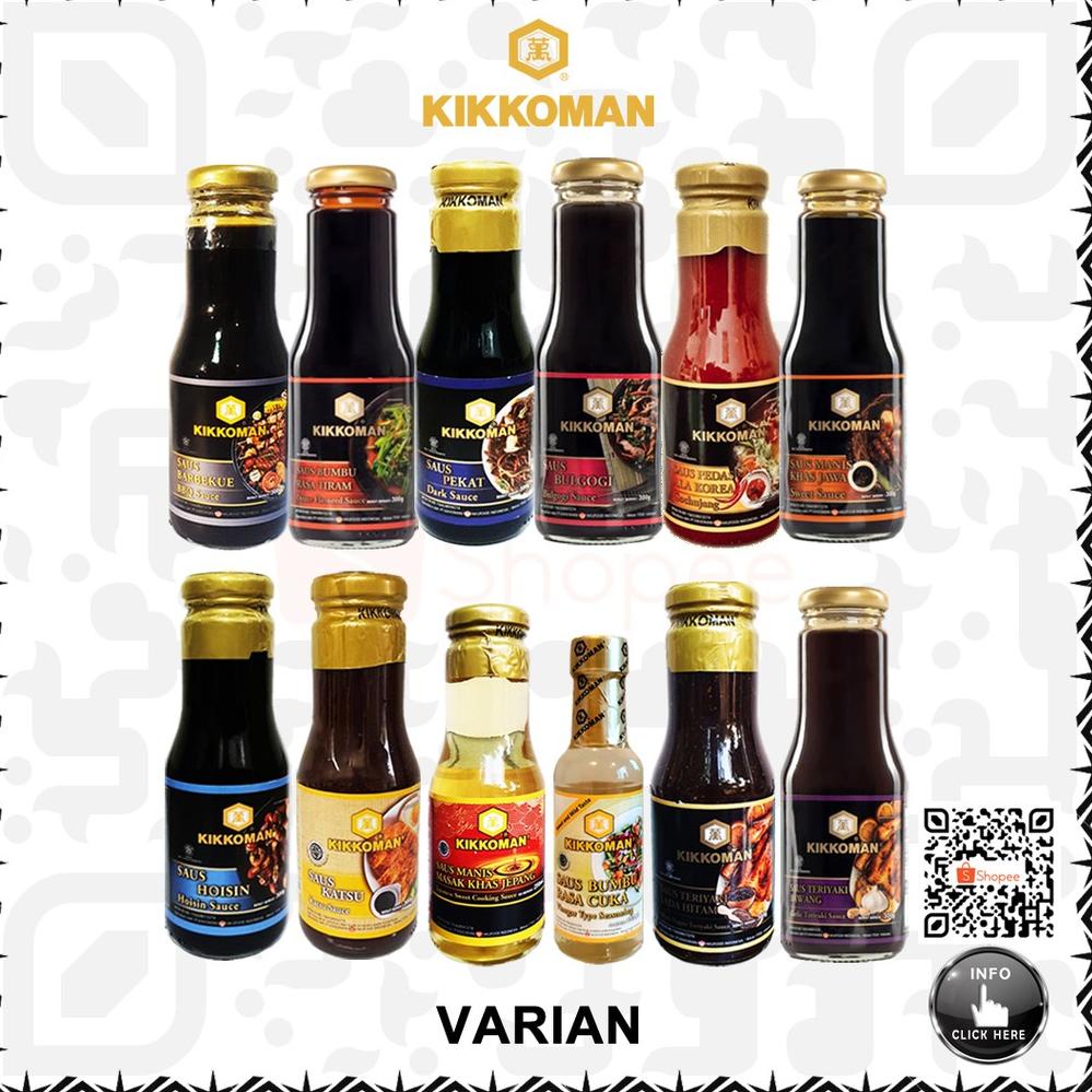 

[KODE TS6SE] KIKKOMAN SAUCE SAUS KIKOMAN / BULGOGI / HOISIN / SAUS PEKAT / YAKINIKU / GOCHUJANG HALAL BPOM