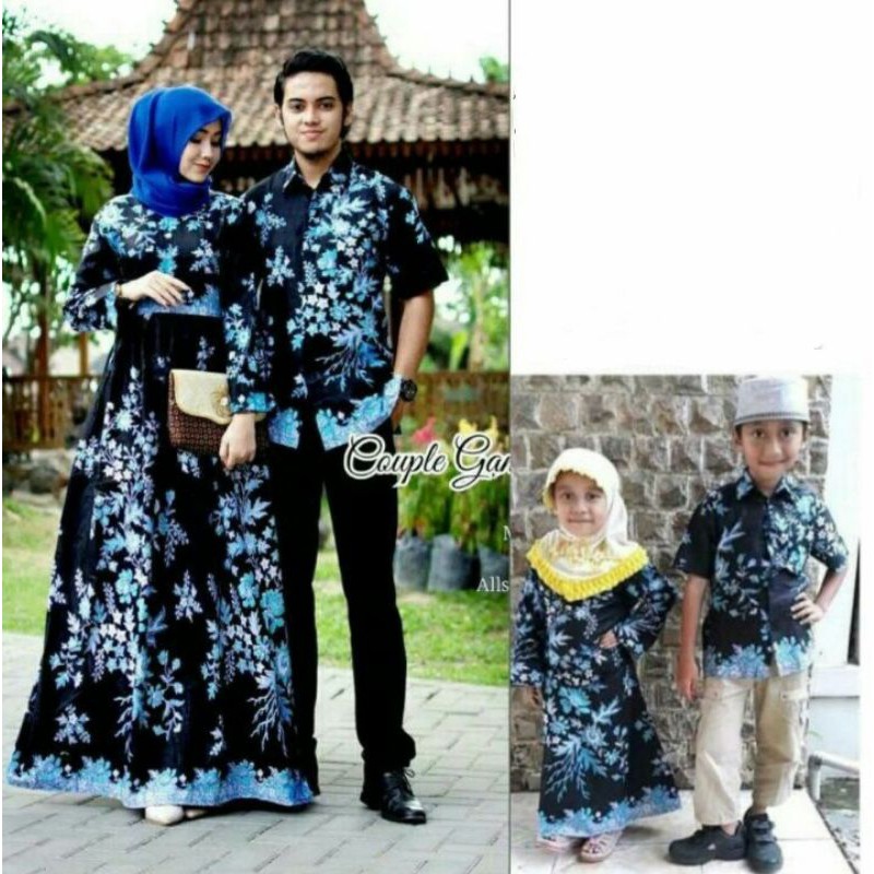 Maura Couple - Sania Ruffle Batik Couple ori Ndoro jowi DNT Garansi Termurah Shopee - BATIK ATIYA