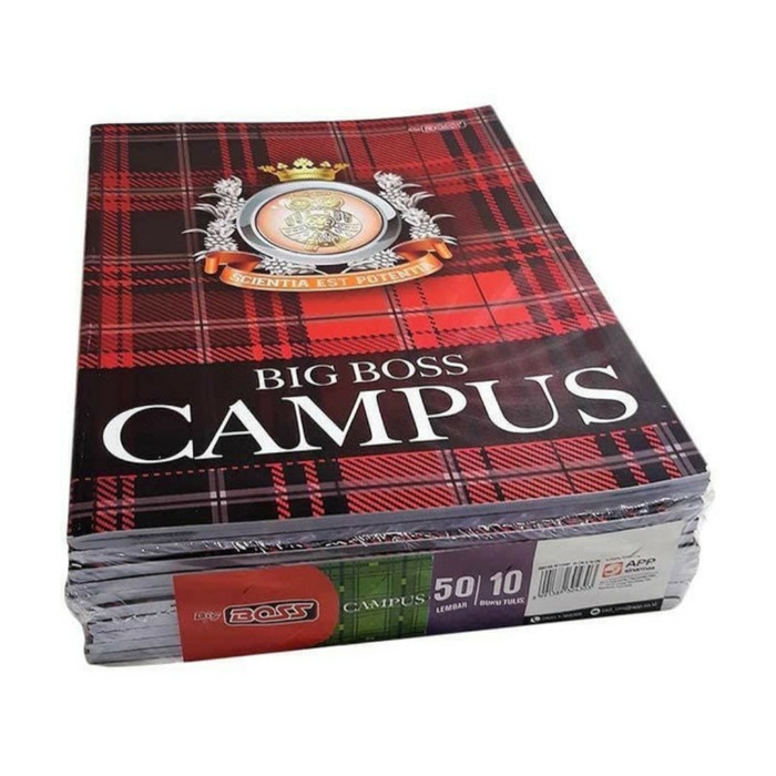 

Gaya Buku Tulis Big Boss Campus 50 Lembar Bagus
